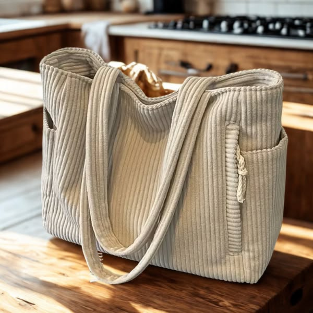 Tilda™ | Rimpel Schoudertas met Koorddetail