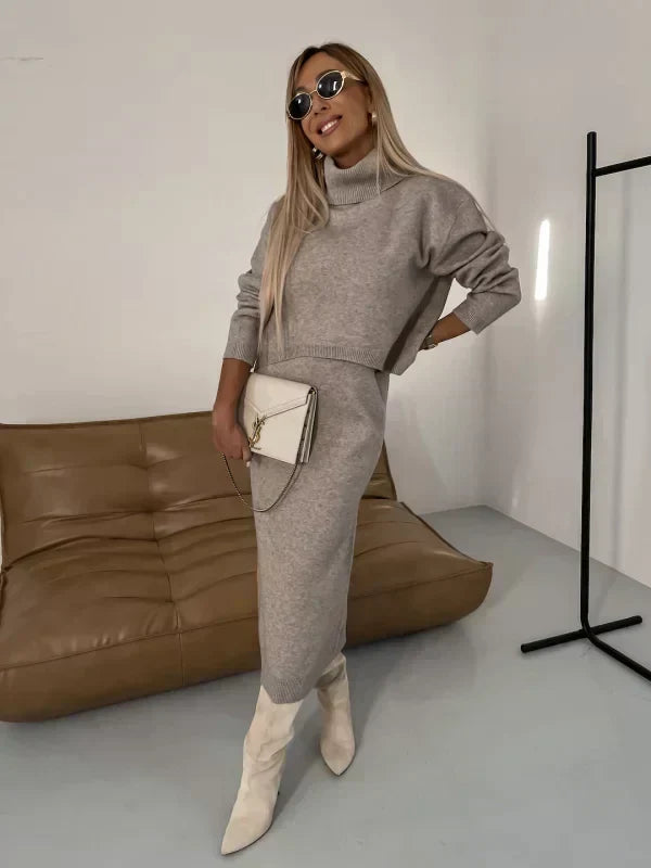 Rosie - Elegante Pulloverjurk Set