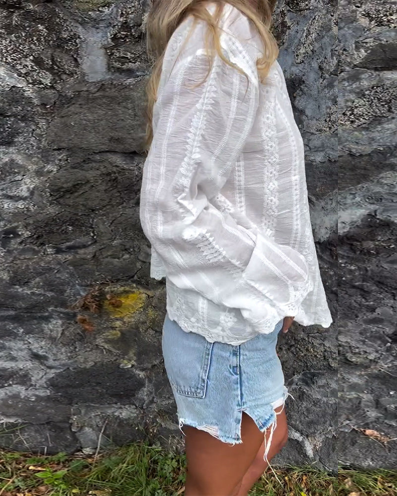 Kathlyn™ | Polo Shirt met Knopen