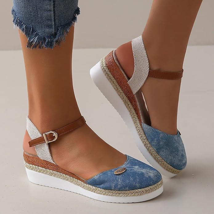 Alfonsa | Orthopedische Sandalen met Plateau, Geventileerd en Comfortabel