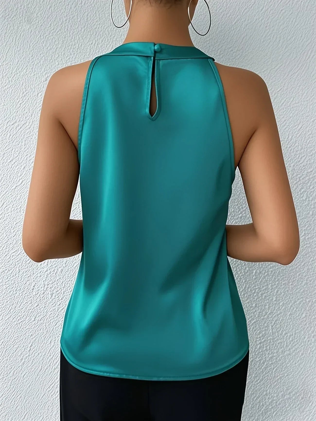 Cerys™ | Elegante Blusa Senza Maniche in Poliamide