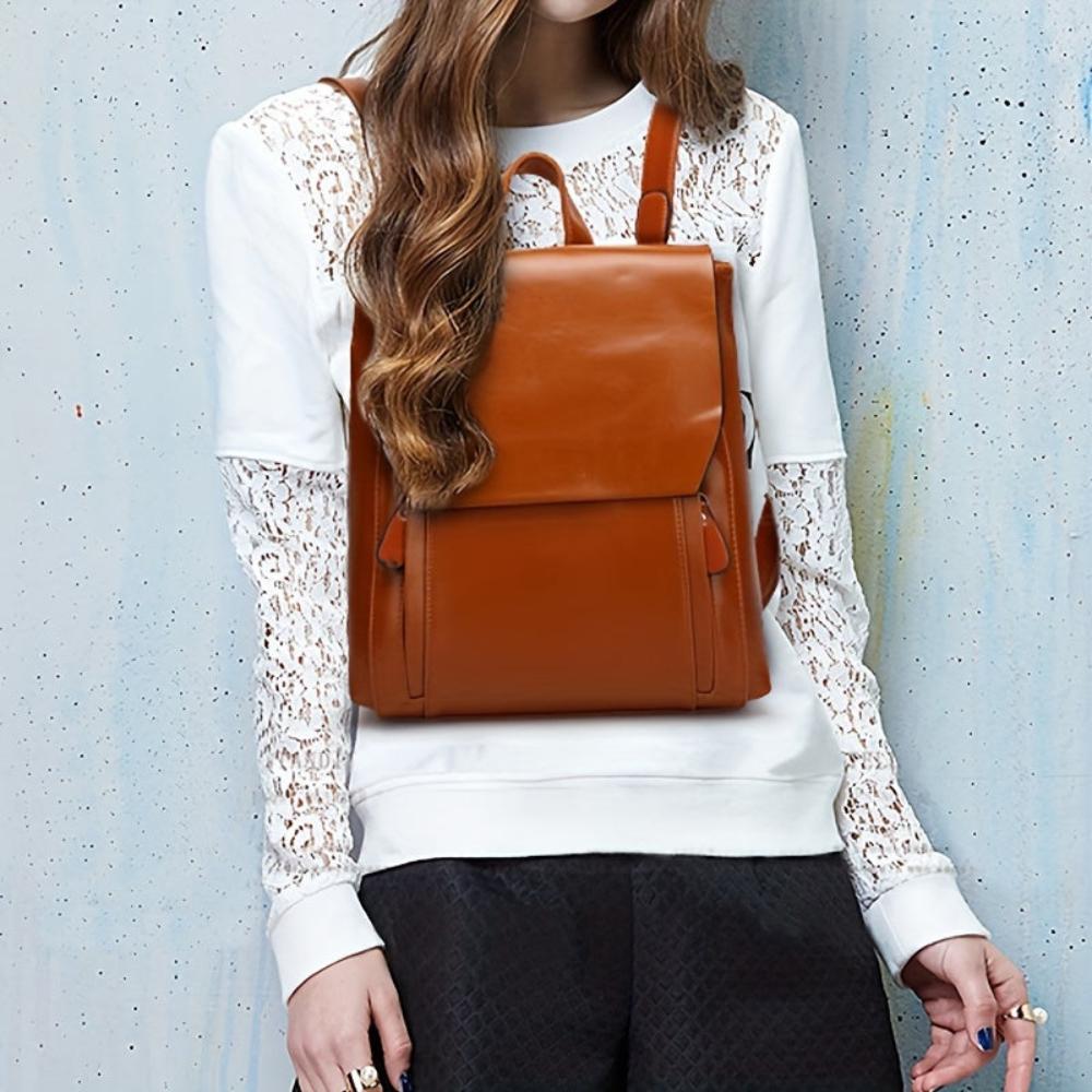 Hannelore – Vintage Rugzak Handtas met Steppmuster