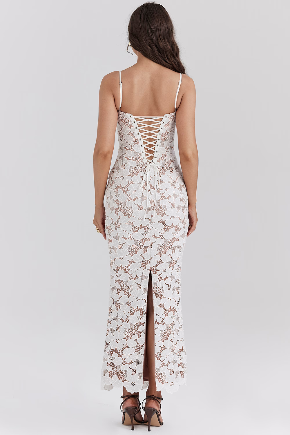 EVANGELINE - Geborduurde Maxi-jurk