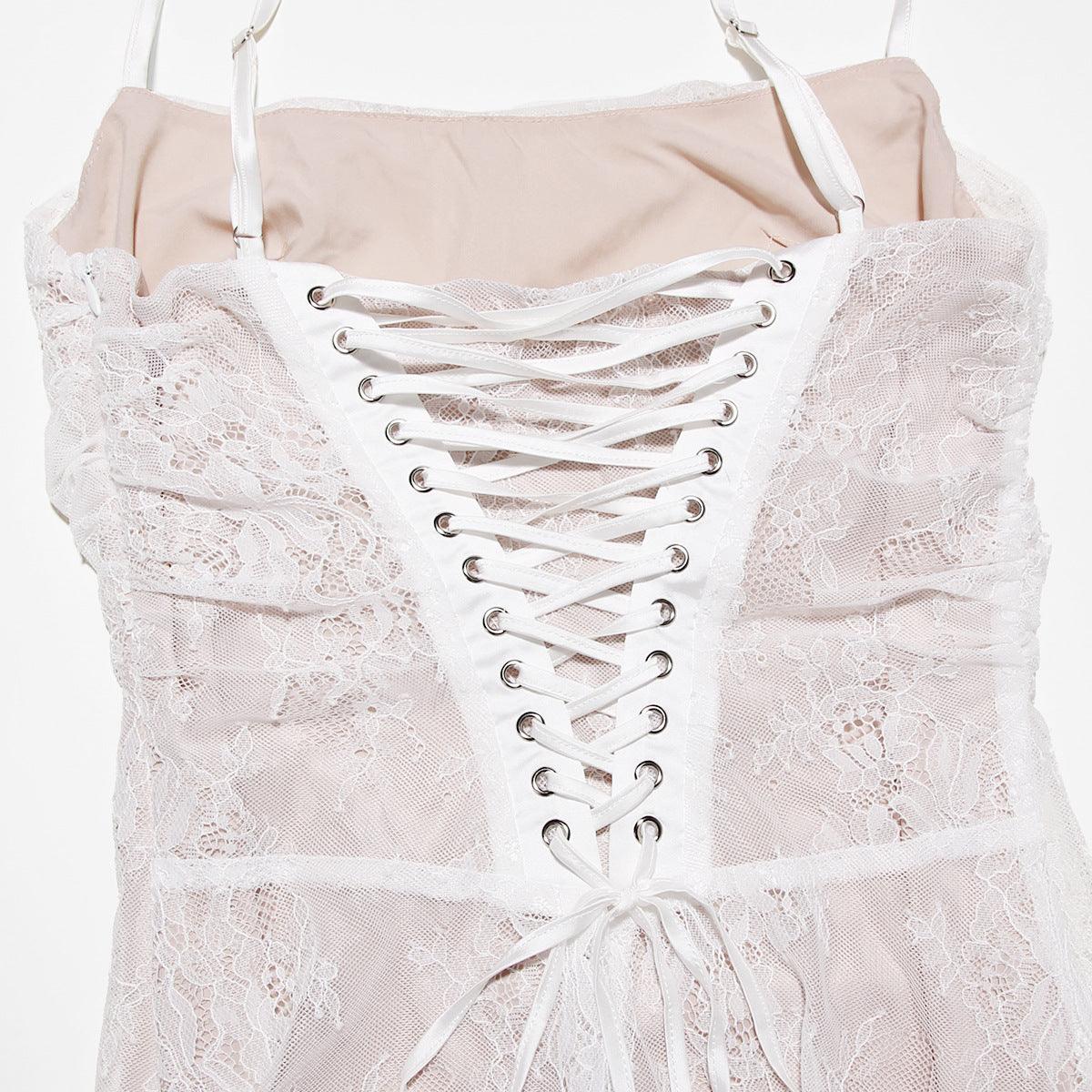 CELESTE - Spitzen Maxi Jurk