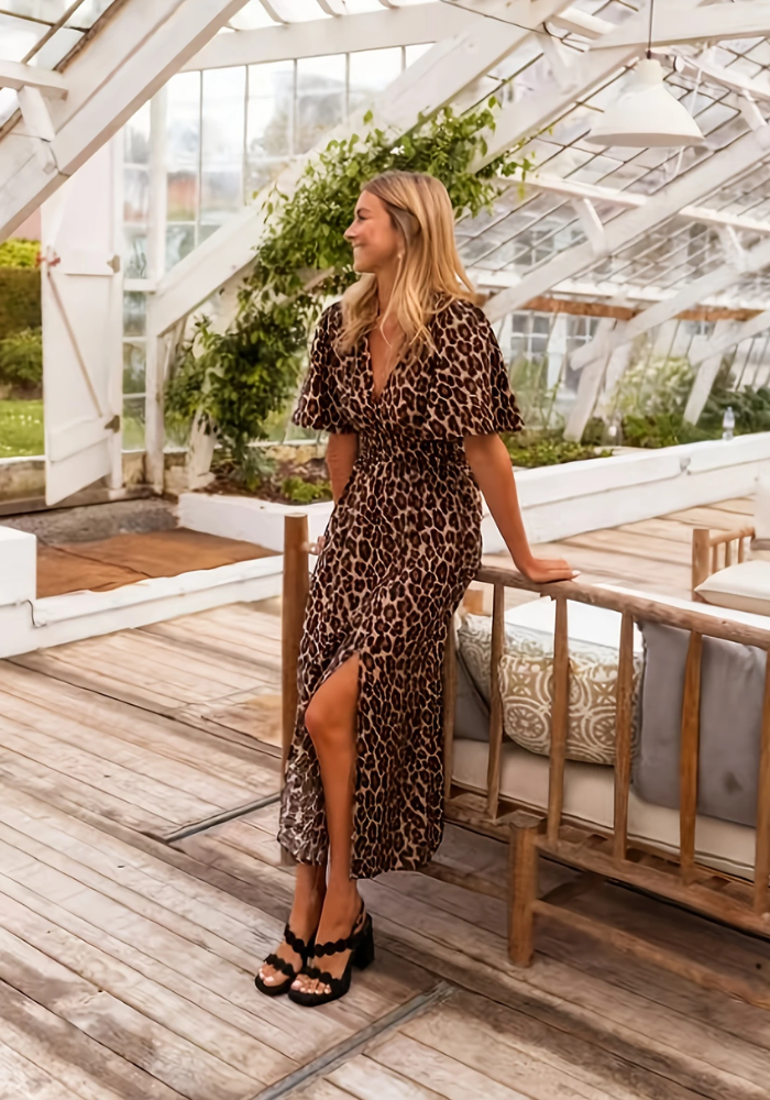 Stella™ | Maxi Jurk met Luipaardprint