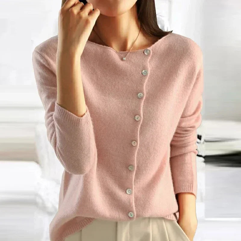 Kyra - Elegante Knopen-Trui