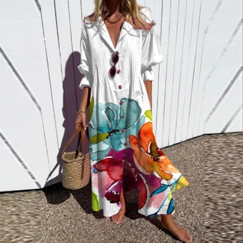 Diara™ | Bohemian Luxe Lente Jurk