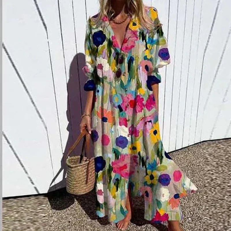 Diara™ | Bohemian Luxe Lente Jurk
