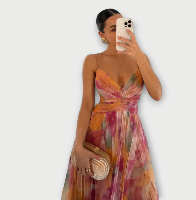 Alina™ – Elegante, vloeiende jurk voor elke gelegenheid