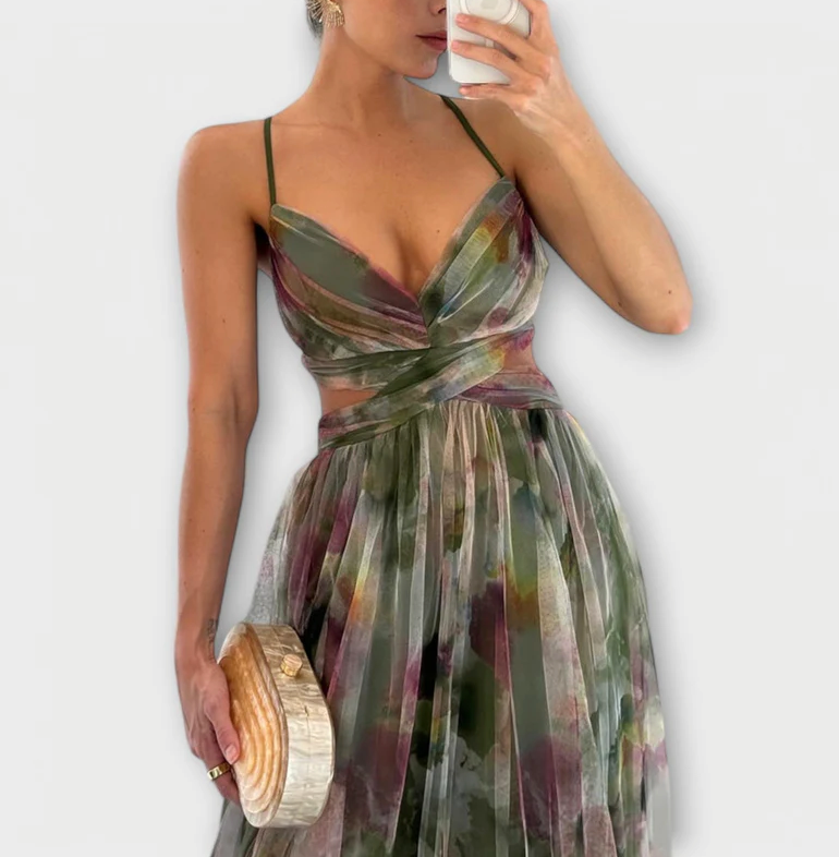 Alina™ – Elegante, vloeiende jurk voor elke gelegenheid