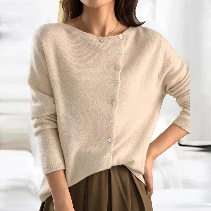 Kyra - Elegante Knopen-Trui