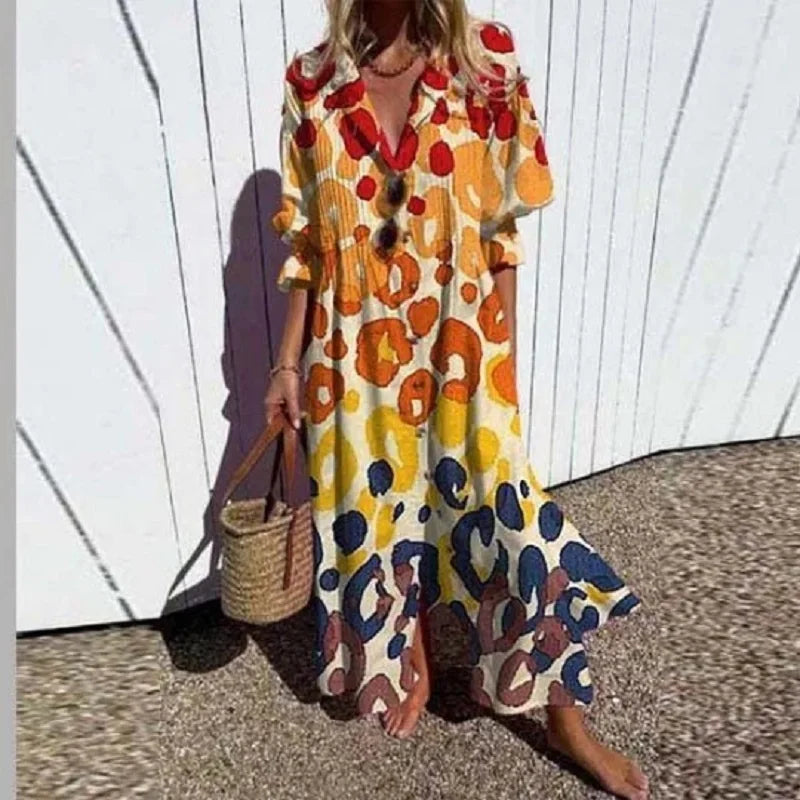 Diara™ | Bohemian Luxe Lente Jurk