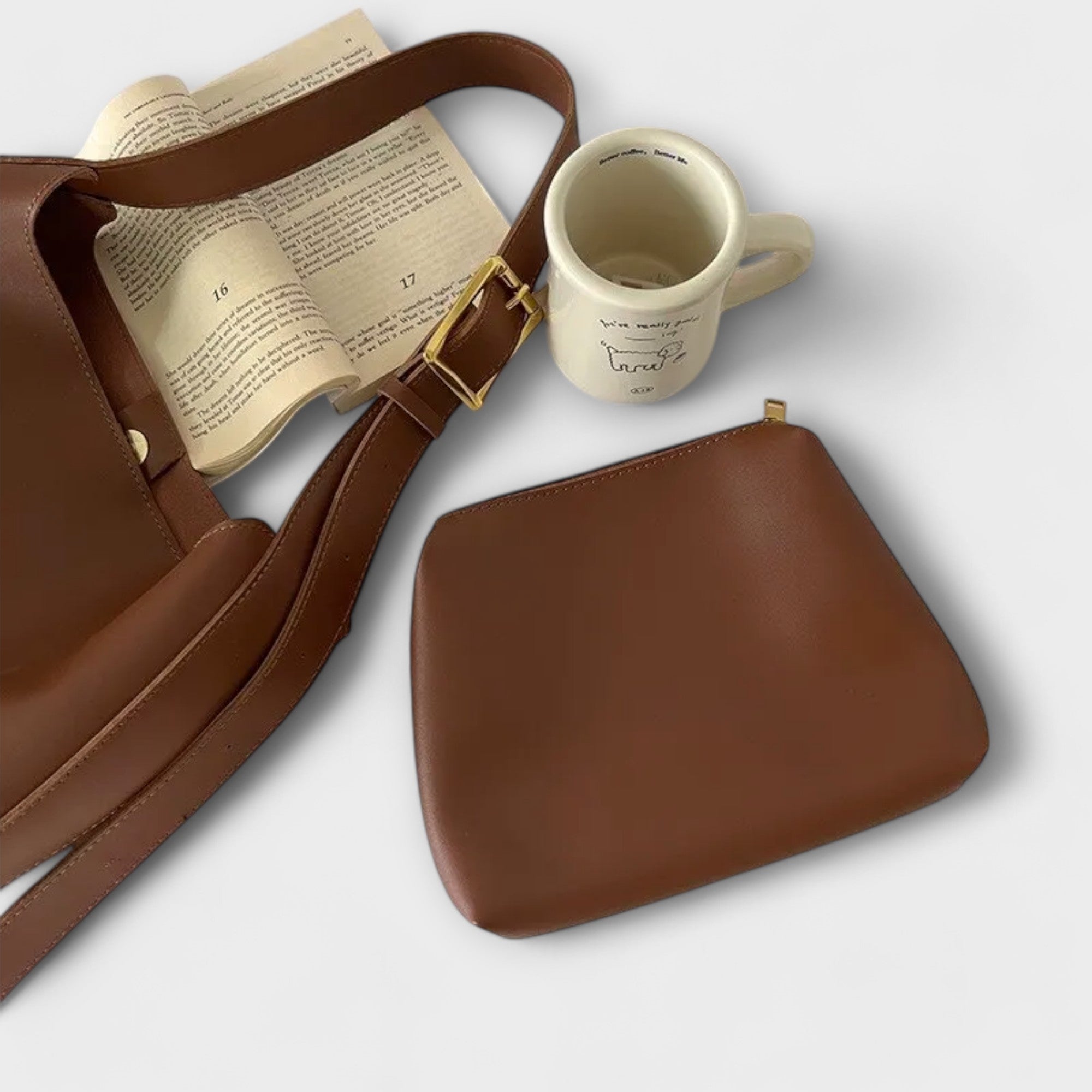 Isidore – Elegante Leren Schoudertas
