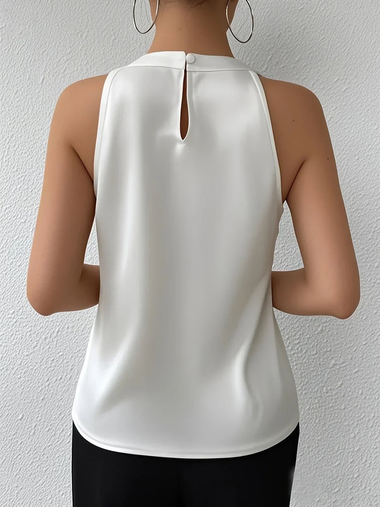 Cerys™ | Elegante Blusa Senza Maniche in Poliamide