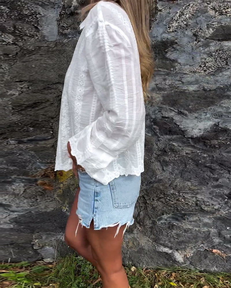 Kathlyn™ | Polo Shirt met Knopen