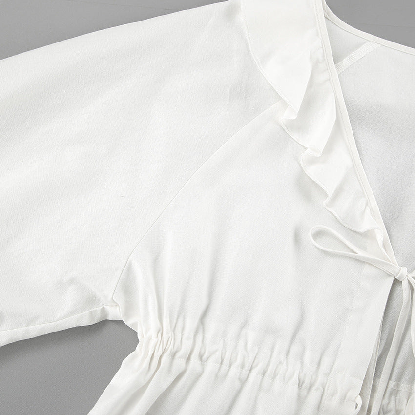 Alexandra™ | Rimpel Top met Bindband & Shorts Set