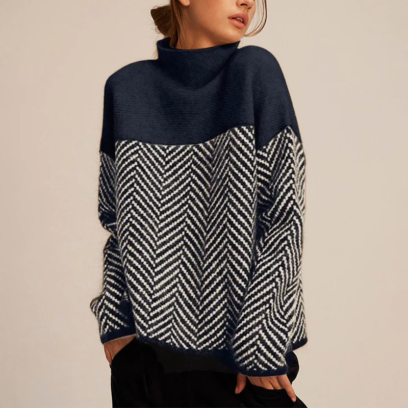 Isabelle - Trendy Hoge Hals Top