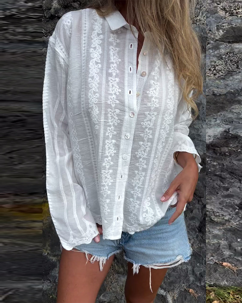Kathlyn™ | Polo Shirt met Knopen