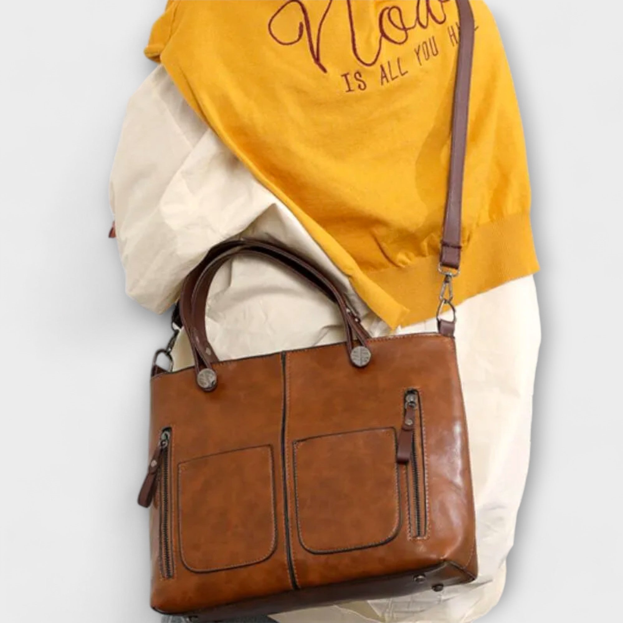 Serenya - Elegante Lederen Tas