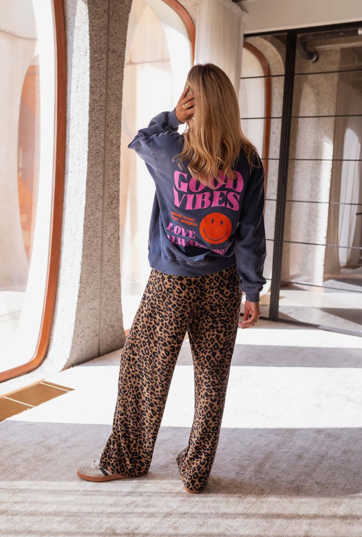 Mira™ | Sweatpants met Luipaardprint