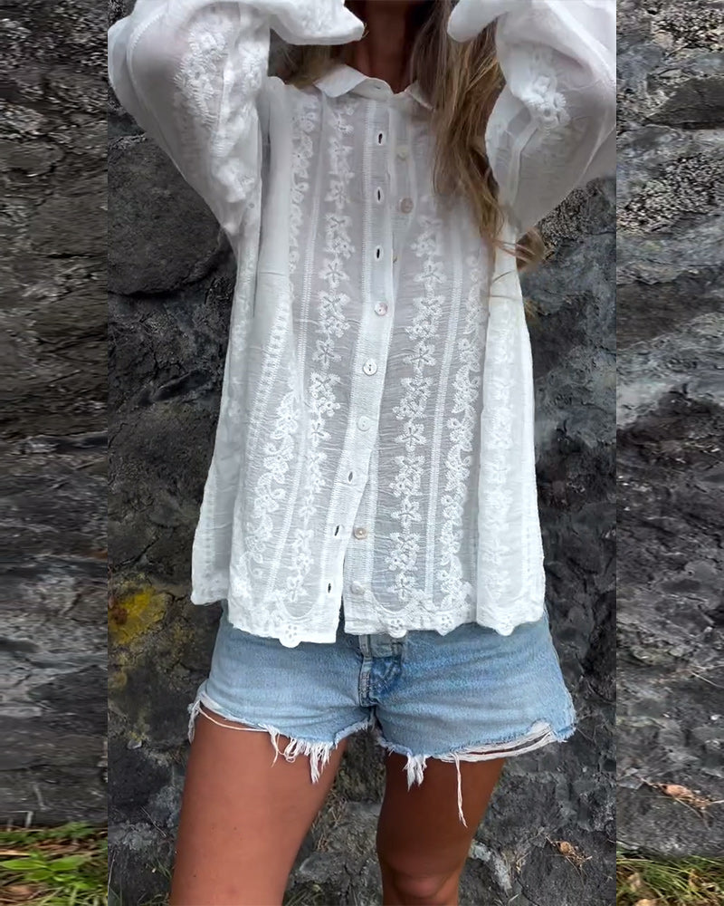 Kathlyn™ | Polo Shirt met Knopen