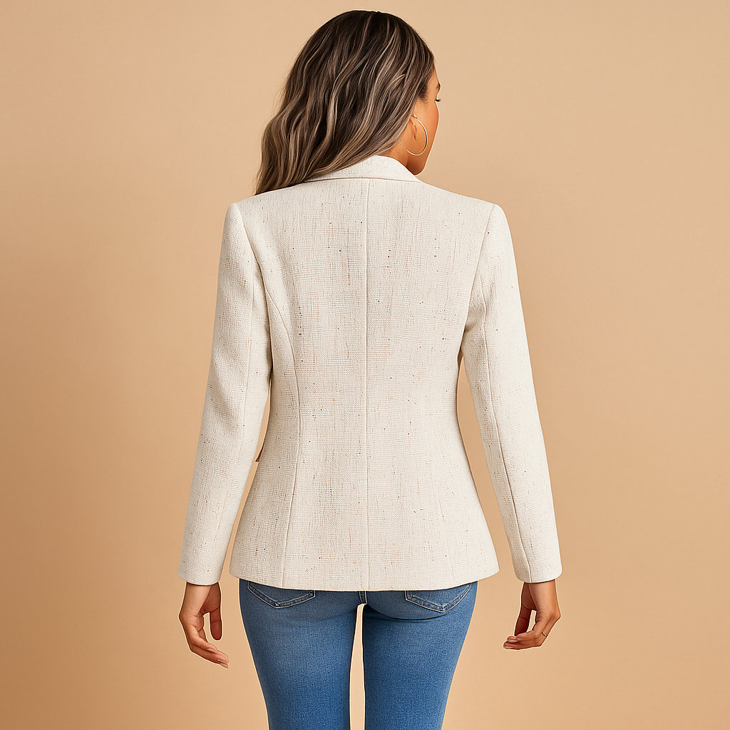 Vermeer™ | Strakke blazer met revers voor dames