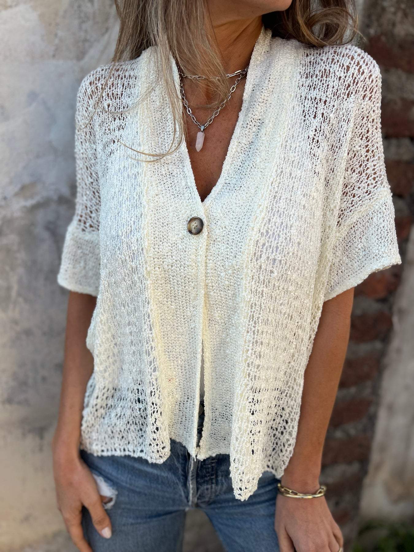 Ivonie™ | Elegante Textuur Top