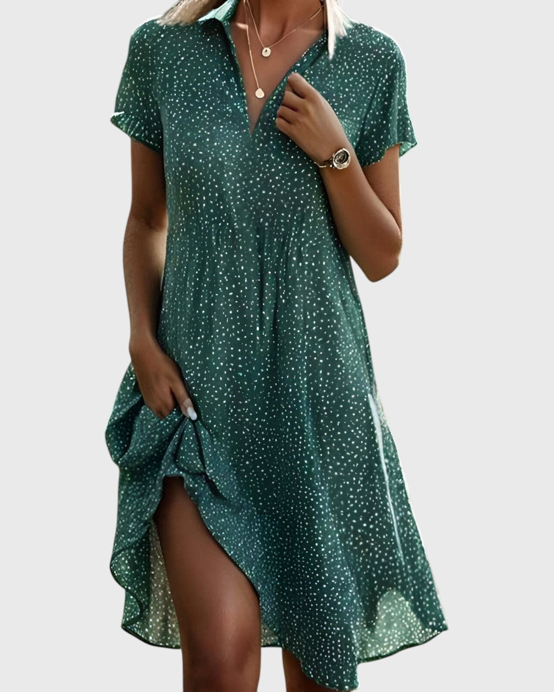 VITTORIA™ | Elegante en Lichte Midi Jurk voor een Vrije en Zeker Stijl