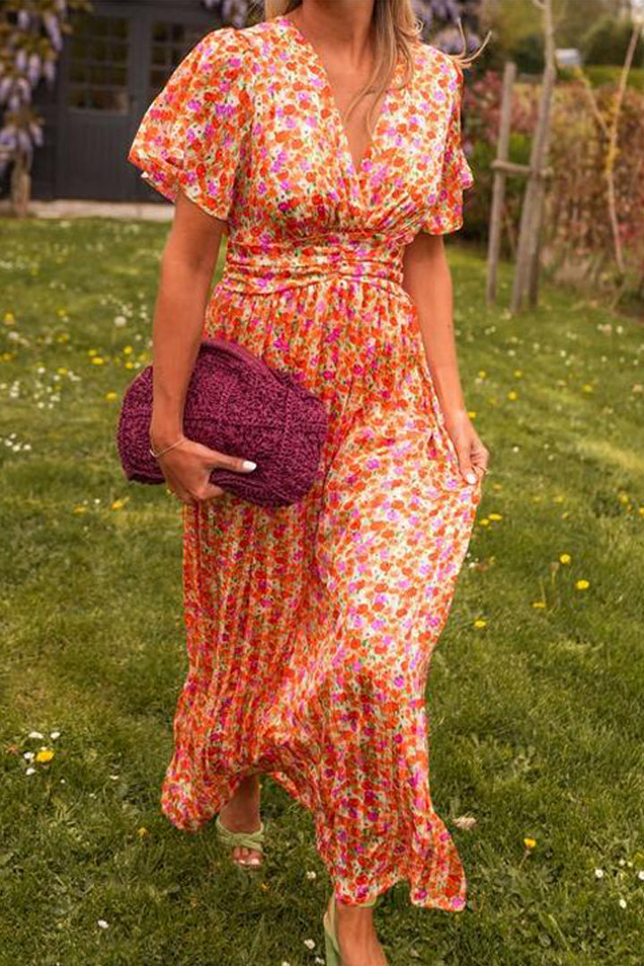 Mariella™ | Lange Bloemenjurk met Romantische en Lichte Stijl