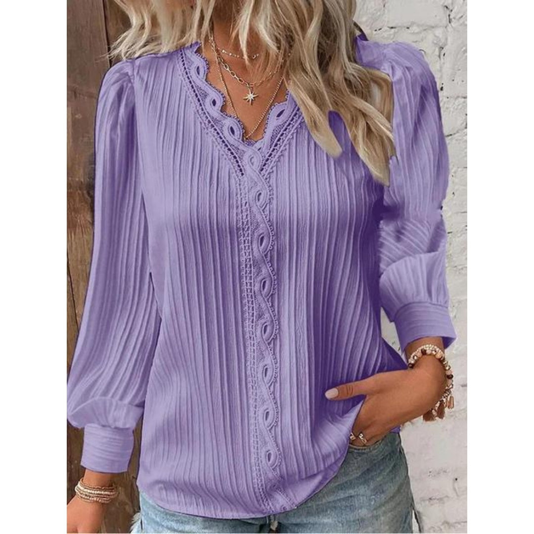 Camillia™ | Elegante Blouse met Plooien