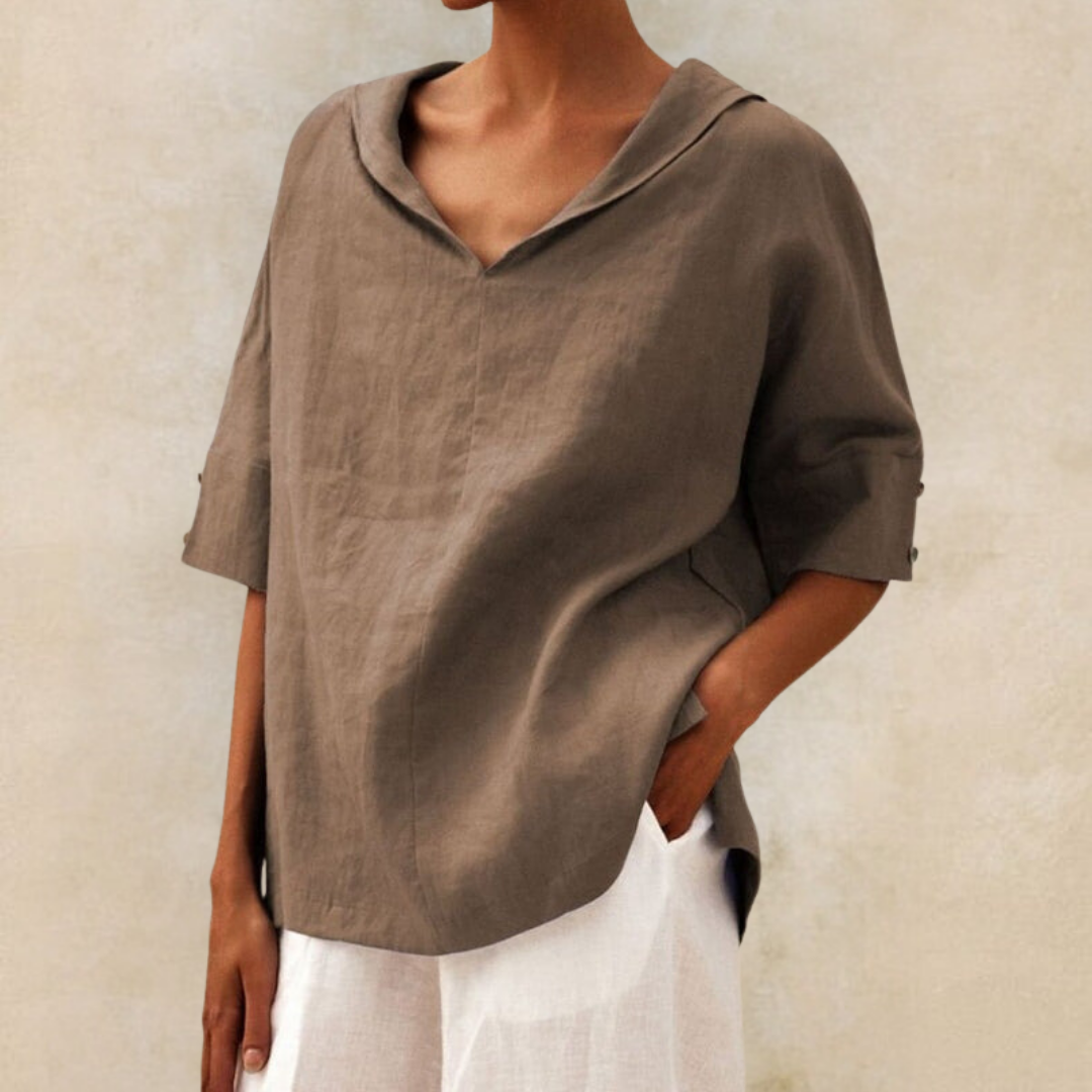 Zoe™ | Casual Blouse met Een Soepele Pasvorm