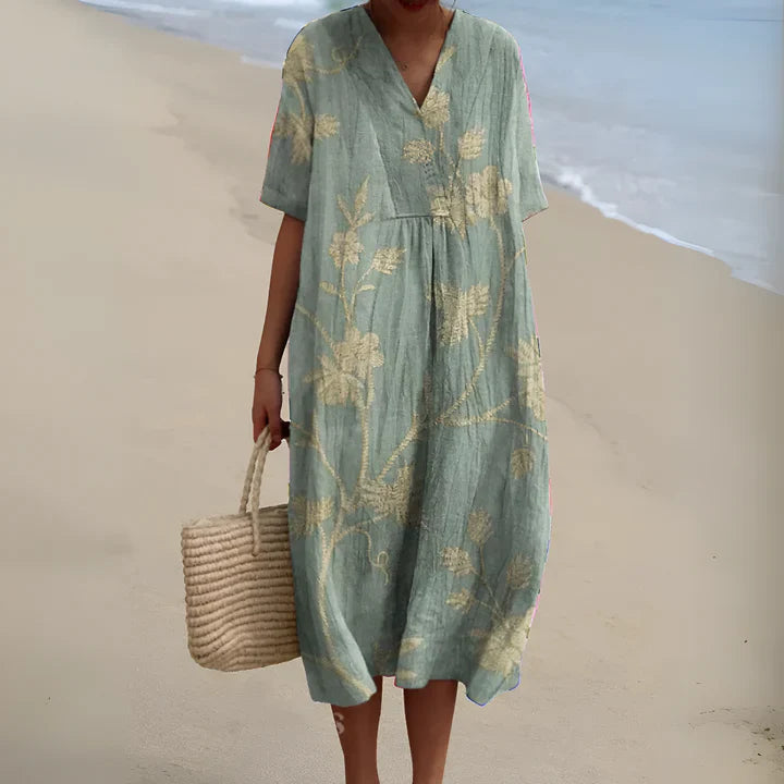 Olalla™ | Zomerjurk met Patroon