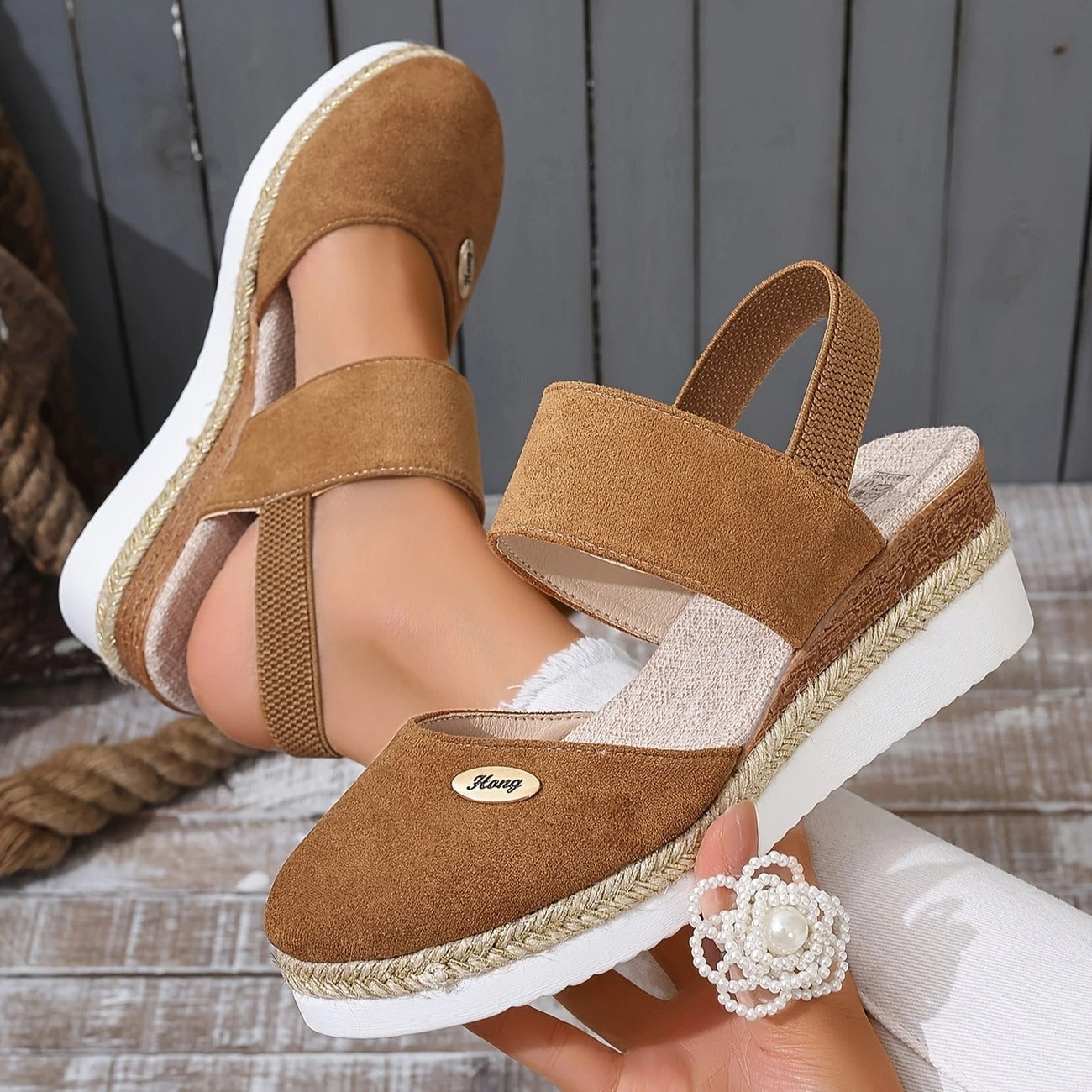 Antonia | Orthopedische Sandalen met Plateau, Ademend en Comfortabel