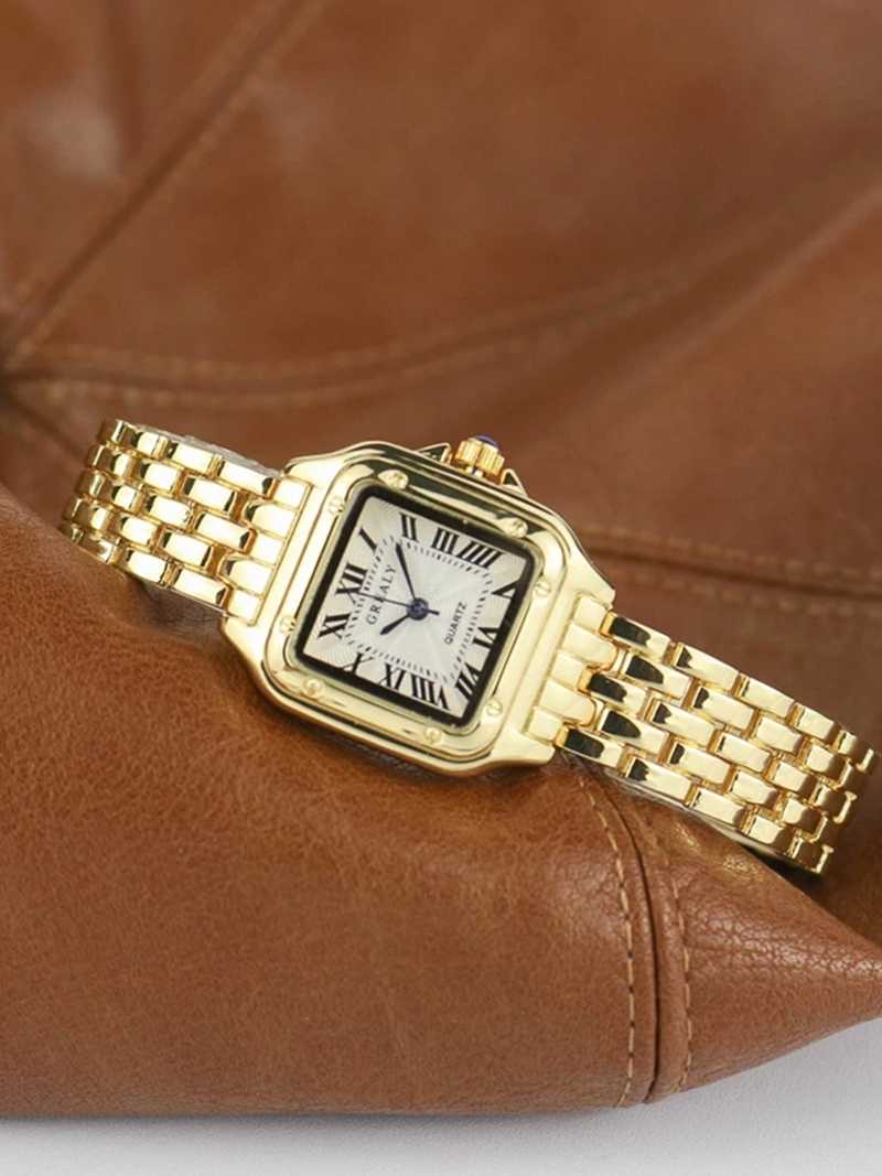 Aaliyah - Hoogwaardige vierkante quartzhorloge