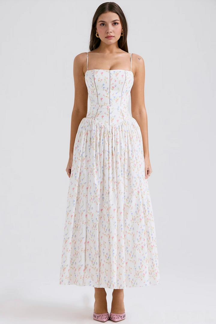 VIOLETTA - Posy Midi Jurk