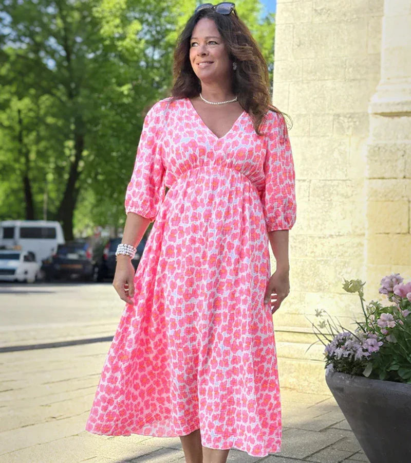 Mira™ | Jurk met een Mooie Print