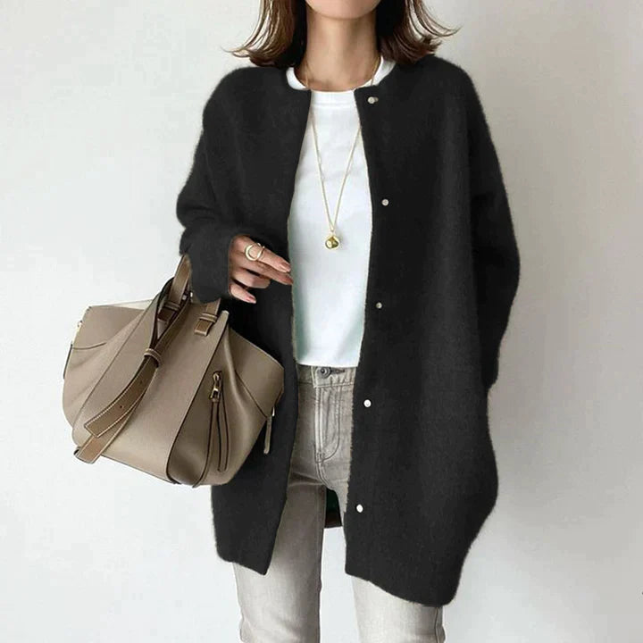 Claudia - Simpel Elegante Cardigan met Knopen