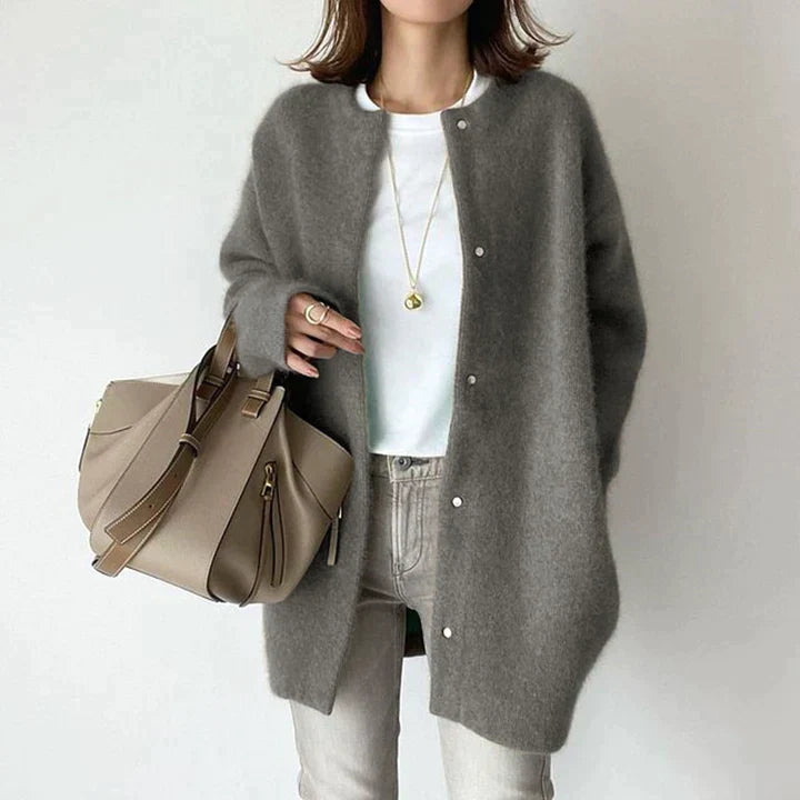 Claudia - Simpel Elegante Cardigan met Knopen