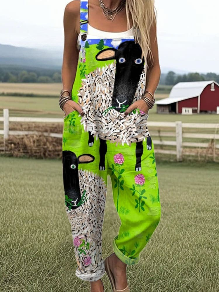 Vintage bloemen jumpsuit voor dames - moeiteloze stijl en comfort de hele dag
