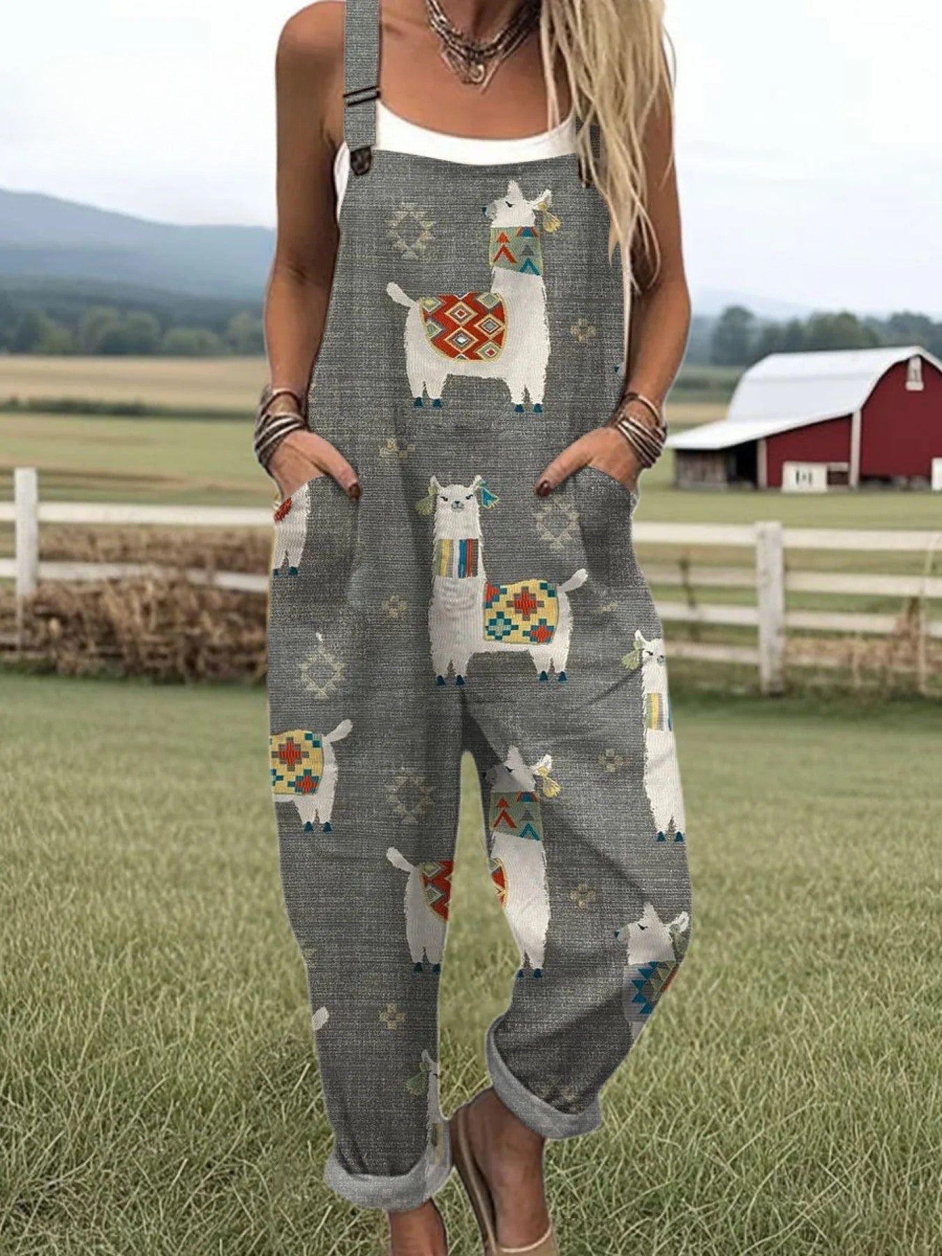 Vintage bloemen jumpsuit voor dames - moeiteloze stijl en comfort voor de hele dag