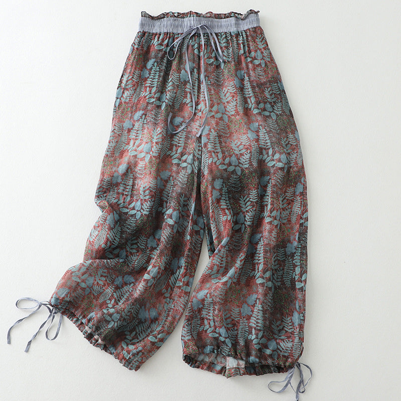 Jessica™ | Linnen Broek met Prints