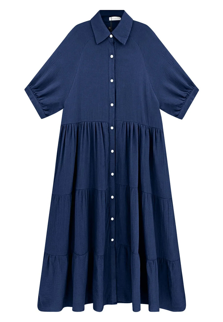 Klara - Midi-jurk met zakken
