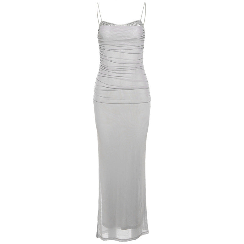 AURELIA - Kant Mesh Jurk