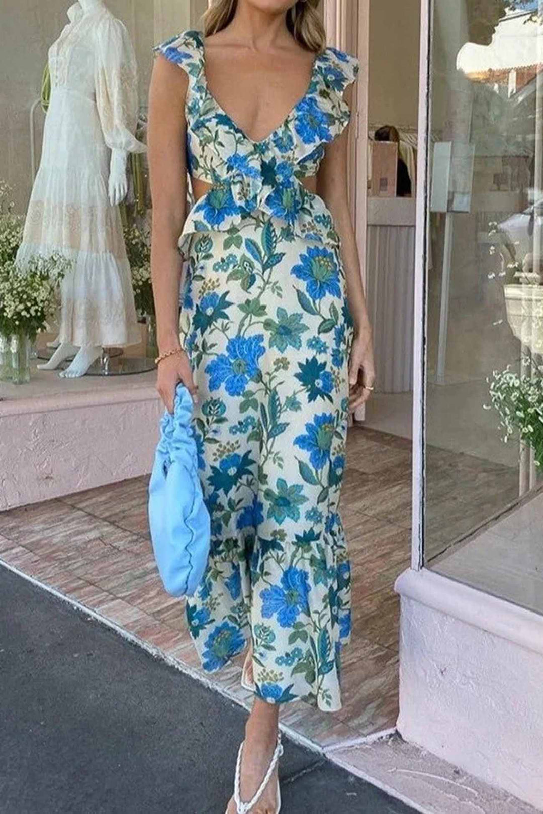 Azaria™ | Bloemenjurk met Ruffles