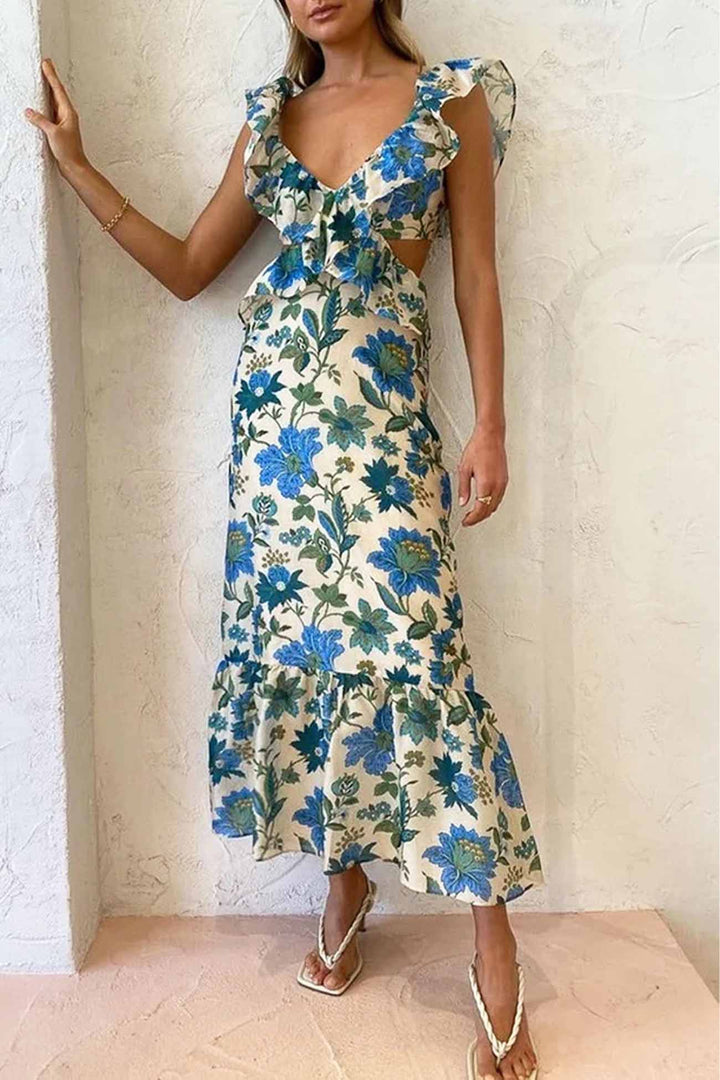 Azaria™ | Bloemenjurk met Ruffles