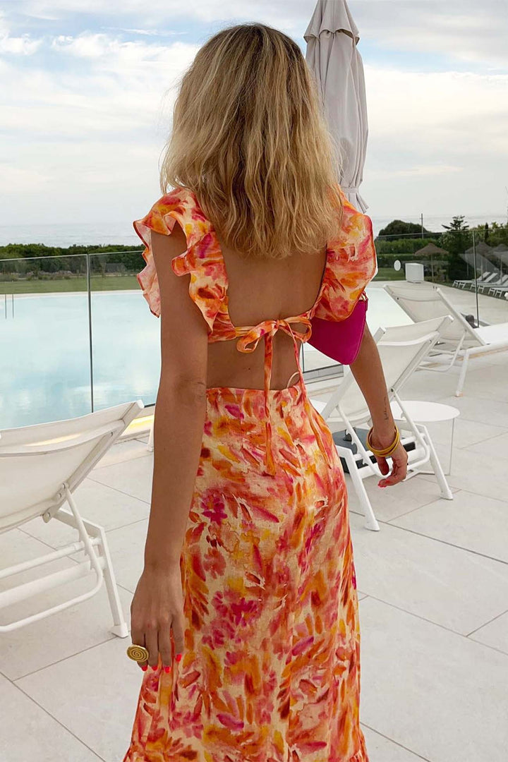 Azaria™ | Bloemenjurk met Ruffles