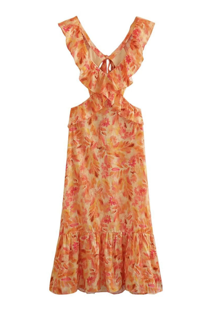 Azaria™ | Bloemenjurk met Ruffles