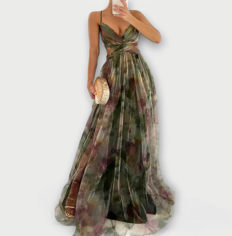 Alina™ – Elegante, vloeiende jurk voor elke gelegenheid