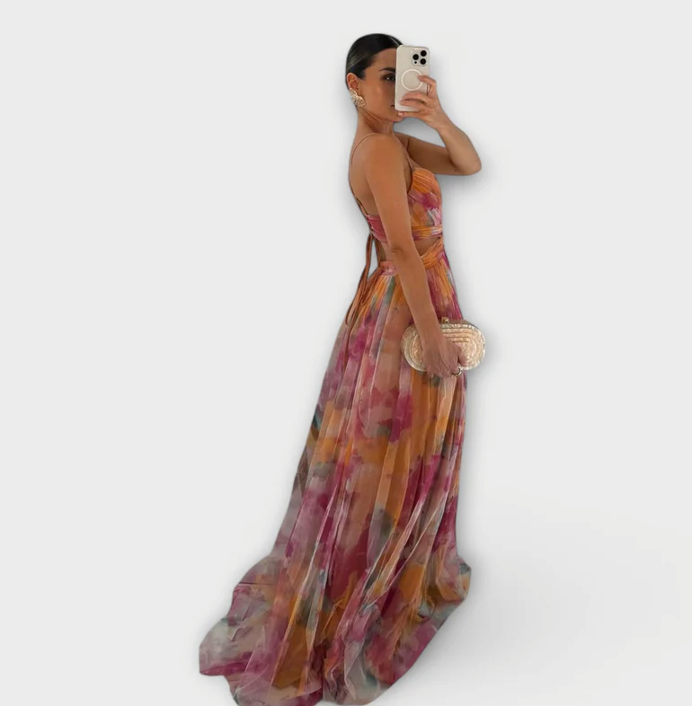 Alina™ – Elegante, vloeiende jurk voor elke gelegenheid