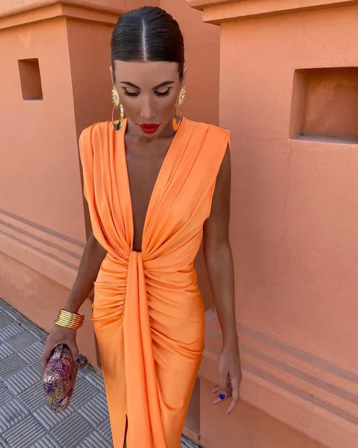 Moriah™ | Elegante Plissé Jurk